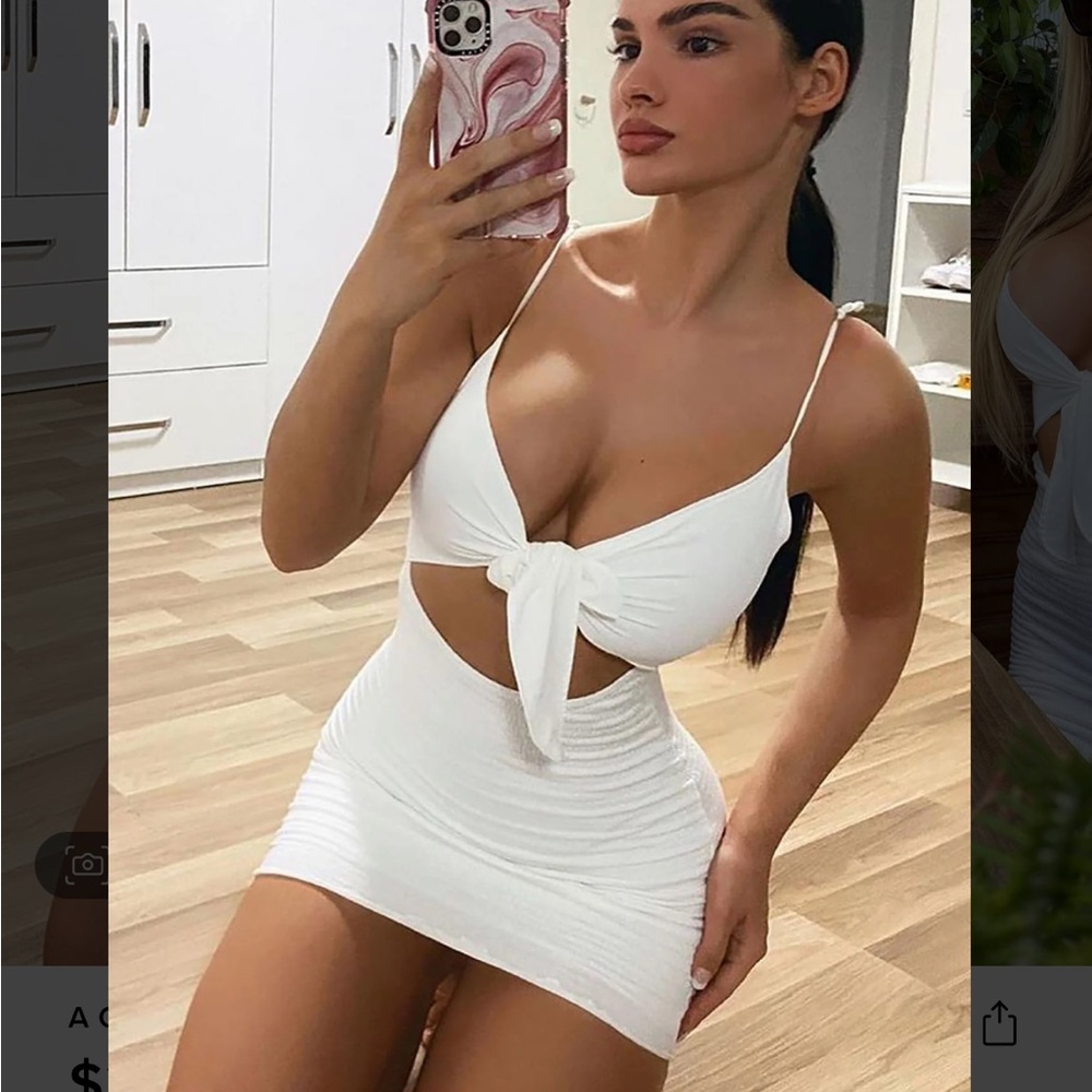 White Mini Dress